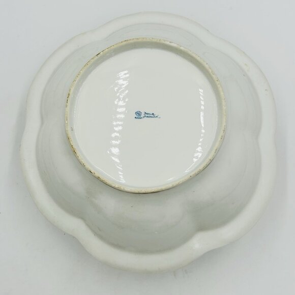 Japanese Nippon Porcelain Bowl Hand Painted Floral Decorations Gold Trim Antique - Picture 7 of 9